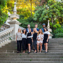 interns with The Intern Group flag