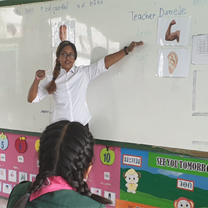 Teaching practice to real ESL students