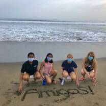 AMIGOS volunteers on the Pacific Coast