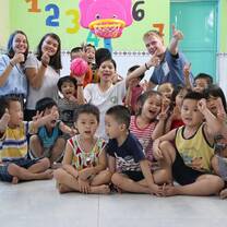 Teaching and playing with kids 