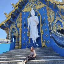 English teacher at a scenic location in Thailand 