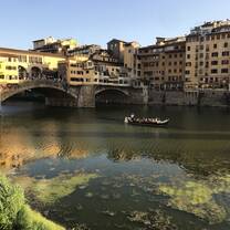 Students on Arno River in Florence
