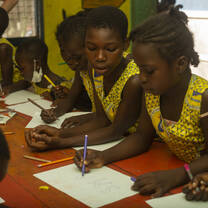 Busy learning kids