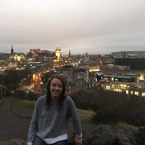 View of city in Scotland