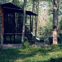 Volunteer bungalows with relaxing porch, electricity, and fan
