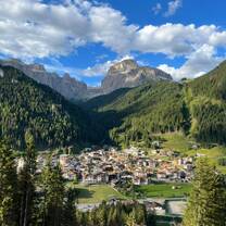 One of the three beautiful camp locations Canazei, Italy