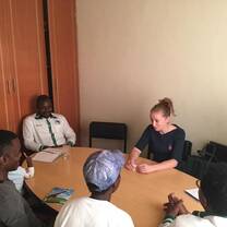 Some of volunteers in our office 