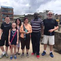 Arrow Africa Director with some volunteers from United States