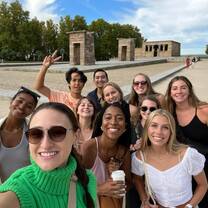 CIEE Teach in Spain teachers at historical site in Madrid