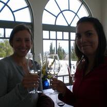 Students enjoying a wine tasting tour at a vineyard in Casablanca Valley, Chile