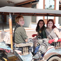 The tuk tuk is THE best way to get around in SE Asia