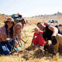 Our tree planting trips are great for families