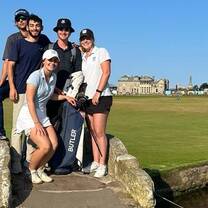 Scotland summer golf program combining academic learning and on-course golf training.