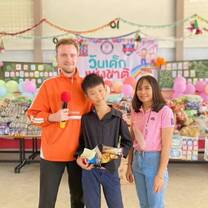 Presentation ceremony at Matt's school in Chiang Rai