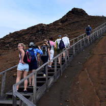 Hiking Volcanic Hills, Galapagos