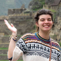 Gap year student in Peru