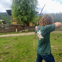 bow and arrow practice