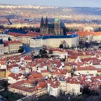 Prague Castle aerial view