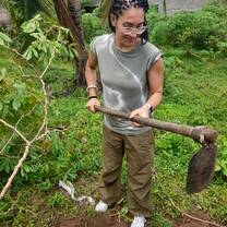 The use of Hand hoe