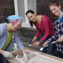 AiP group helps with conservation at Gyumri museum