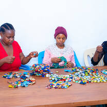 Women making sustainable products