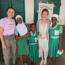 Meeting school children
