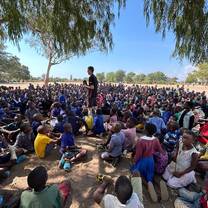 Kids gathering