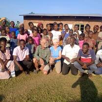 TWESA members welcoming Linda and Bradley a couple from USA at the resource center