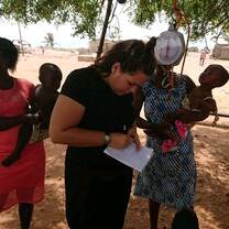 Child weighing 