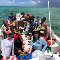 Boat trip with Exploring Marine Science and Diving Program
