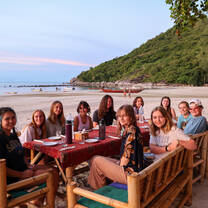 Group dinner in Thailand