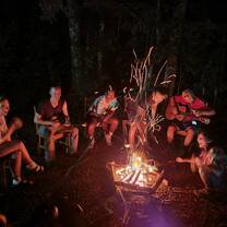 Campfire night at The Bridge