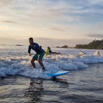 Surfing trip on the Pacific coast