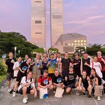 Group photo in China