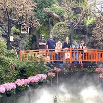 Group event at a traditional Japanese Garden 