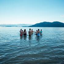 swimming