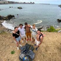 Cleaning beaches is fun