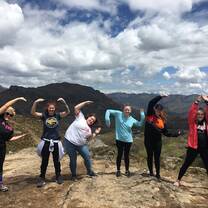 Students having fun
