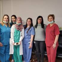 Volunteering team at the Maternity 