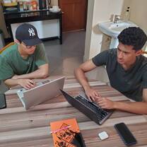 Intern students developing website