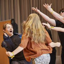 Participants acting in a group 