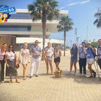 Our students enjoyed a catamaran ride along the Valencian coastline.