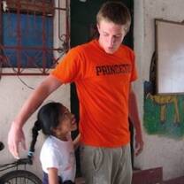 helping a girl in Guatemala with Cross-Cultural Solutions
