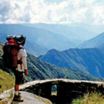 Student exploring Chile