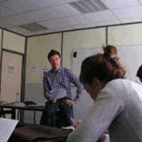 Spacious classroom at Langue Onze