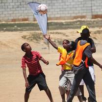 Playing spots outside in South Africa