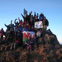 Gap year volunteers