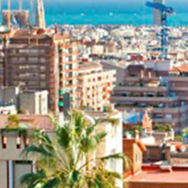 Park Guell view Barcelona
