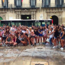 students from Elcano Spanish School in Alicante