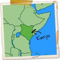 Map of Kenya